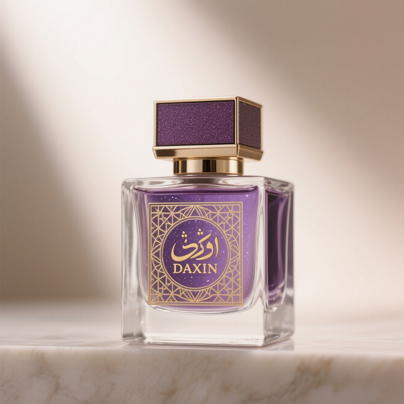 High-end empty glass perfume bottle