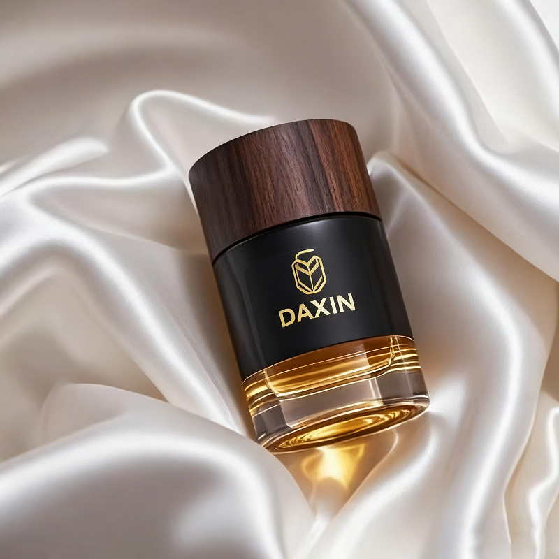 Custom 50ml 100ml Wood-Style Empty Unique Cosmetic Perfume Bottle with Atomizer Spray