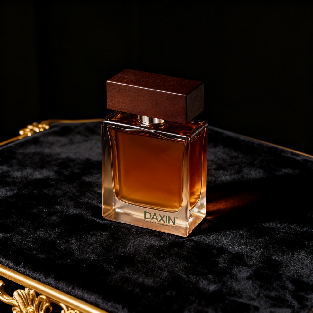 Botol Parfum Bentuk Persegi Panjang Unisex 50ml 100ml dengan Semprotan Kabut Halus dan Tutup Kayu yang Dapat Disesuaikan