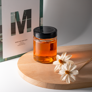 Консервы для солений и джема, стеклянная банка для хранения объемом 210 мл (391 мл) с металлической крышкой.