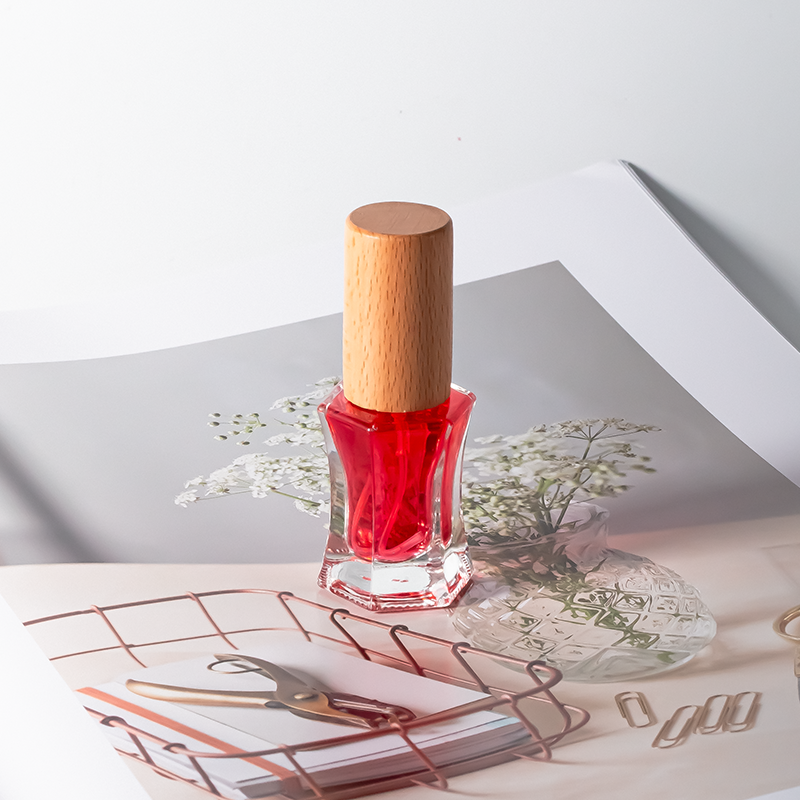 flat shaped glass bottle