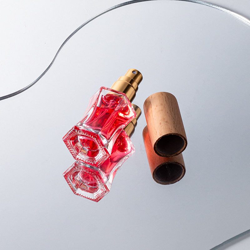 Botol Semprot Parfum Mewah 5ml Lembut, Botol Kaca Kabut Halus 6ml dalam Kemasan Kotak