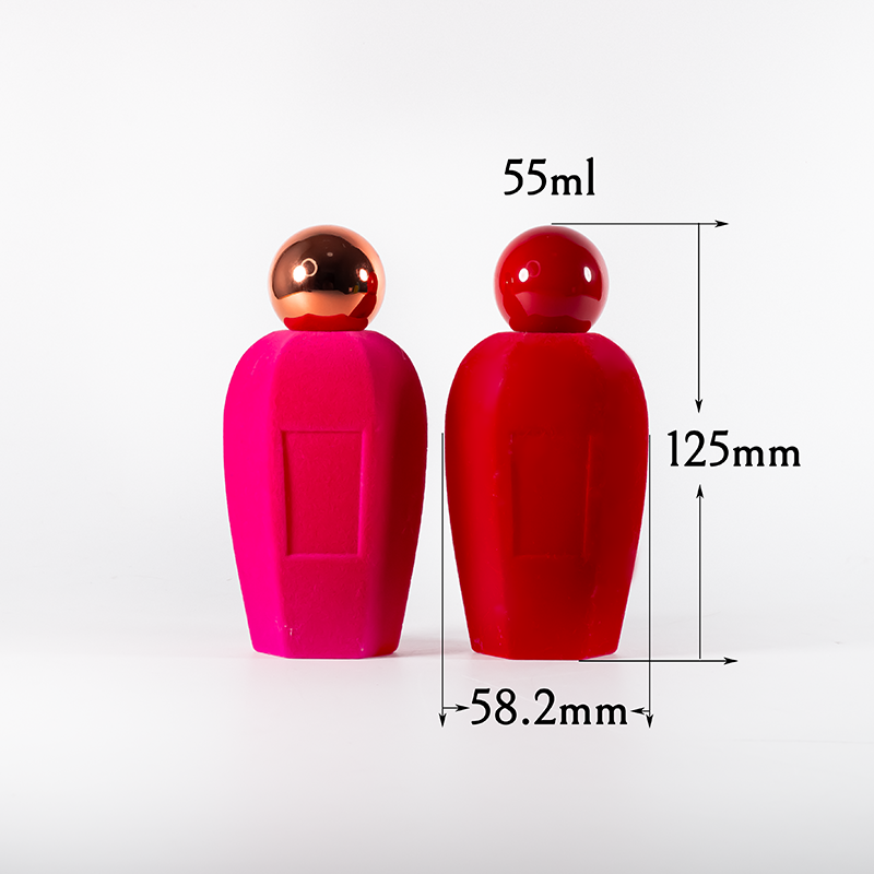 High-end cosmetic glass bottle