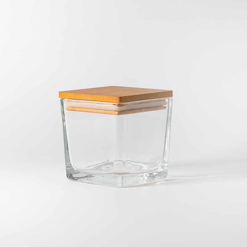 Clear Glass Candle Jars