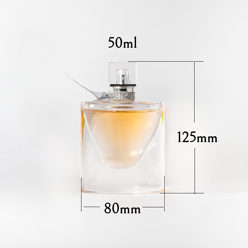 Botol Parfum Wanita dengan Tutup, Dapat Disesuaikan dengan Logo, Ukuran 30ml, 50ml, 75ml