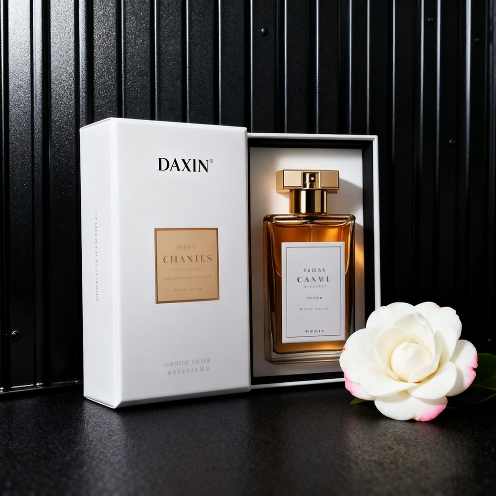 perfume bottle with box packaging
