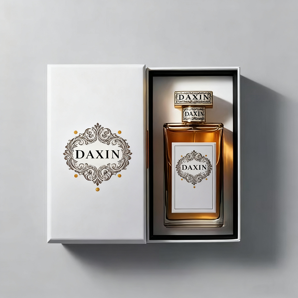 perfume bottle with box packaging