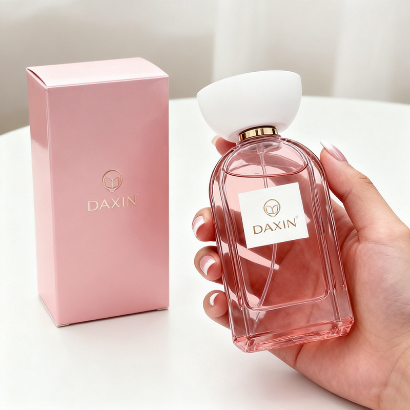 Botellas de vidrio para perfume con grabado de logotipo, sin fugas, no rellenables, de 30 ml, 50 ml y 100 ml.
