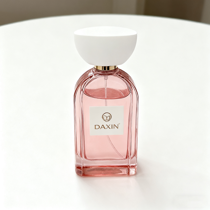 Botellas de vidrio para perfume con grabado de logotipo, sin fugas, no rellenables, de 30 ml, 50 ml y 100 ml.