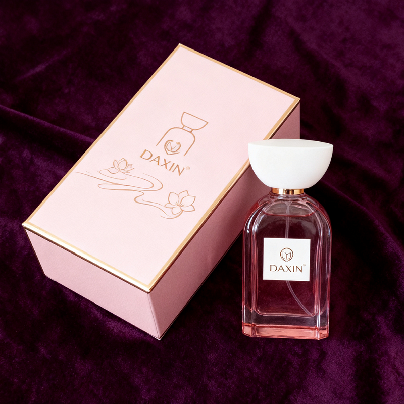 Botellas de vidrio para perfume con grabado de logotipo, sin fugas, no rellenables, de 30 ml, 50 ml y 100 ml.