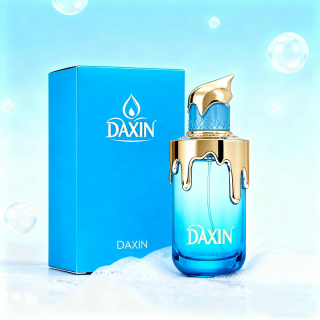 زجاجات عطر فارغة مصممة خصيصًا، سعة 30 مل، 50 مل، 100 مل، مع بخاخ رذاذ ناعم، وعلبة تغليف.