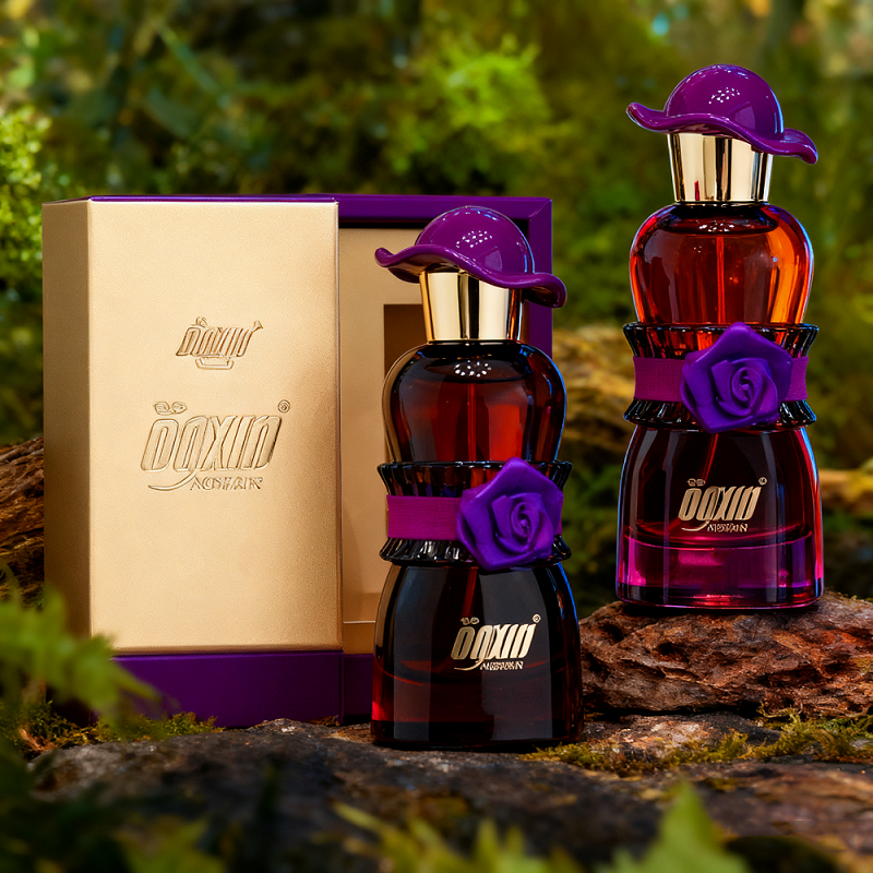 Custom Mold Women's Elegant Perfume Bottle 30/50/100ML Exquisite Perfume Glass Bottle Packaging Box