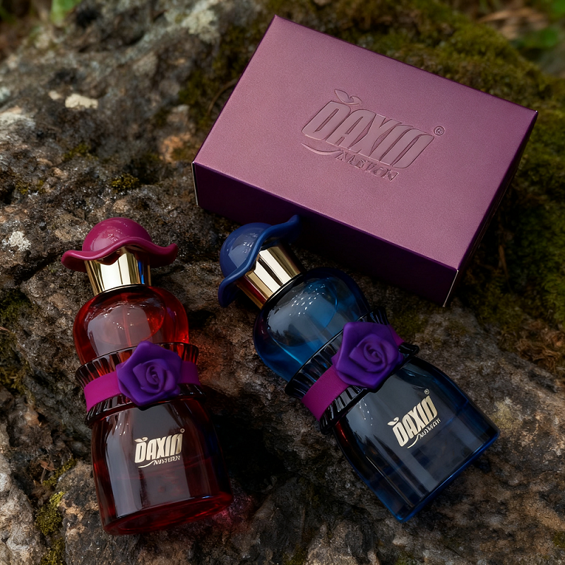 Custom Mold Women's Elegant Perfume Bottle 30/50/100ML Exquisite Perfume Glass Bottle Packaging Box