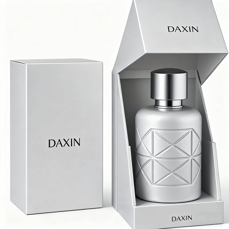 High Quality Perfume Bottle with Exquisite Hot-Stamped Logo and Pattern with Unique Packaging Box