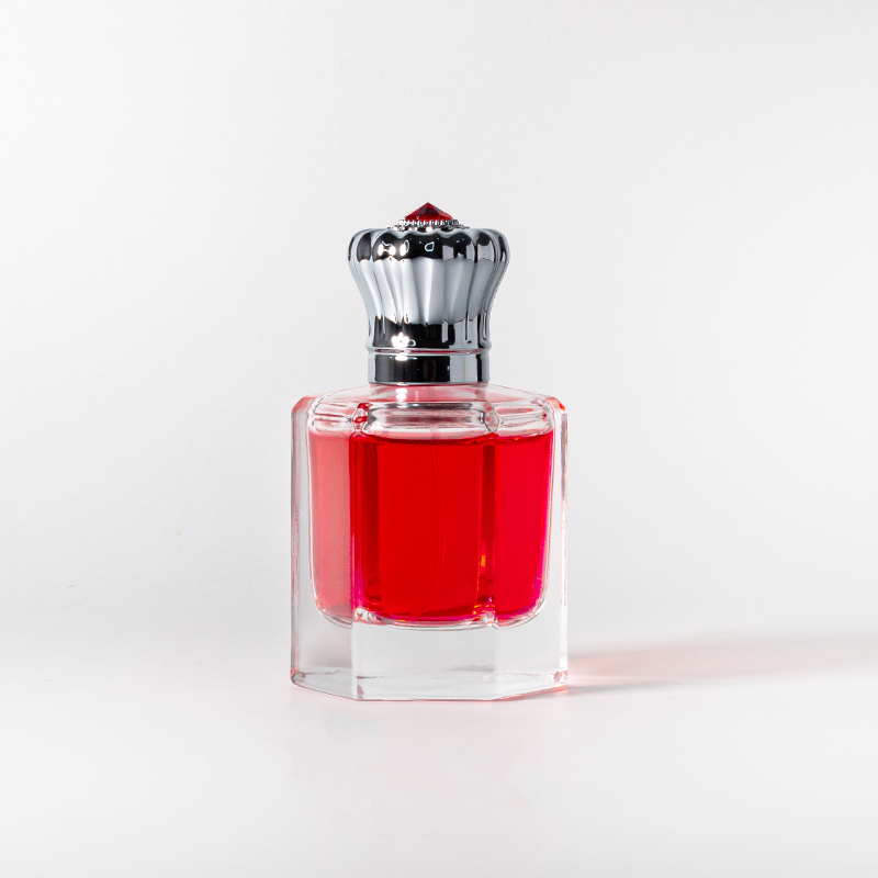 Flacon de parfum transparent de 50 ml avec bouchon à sertir, à prix avantageux.