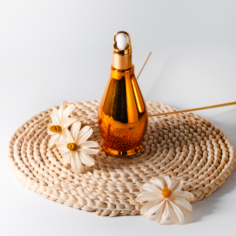 Elegant Amber Tinted Oil Dispenser