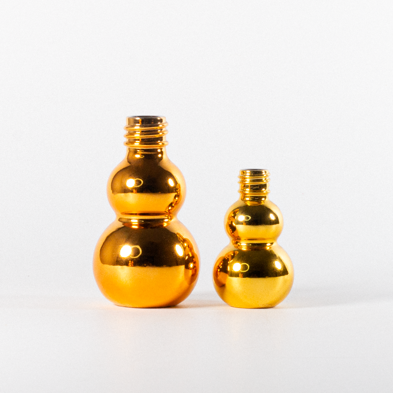 Glossy Double-Bulb Essential Oil Bottle