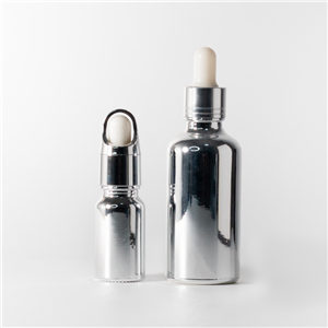 Botol Penitis Penyesuaian 15ml/30ml/50ml/100ml Bekas Minyak Pati dengan Penutup Perak