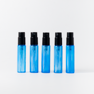 Botol Semprot Mini 2ml Kosong Kaca untuk Tester Parfum dengan Tutup Plastik Hitam, Pengiriman Cepat