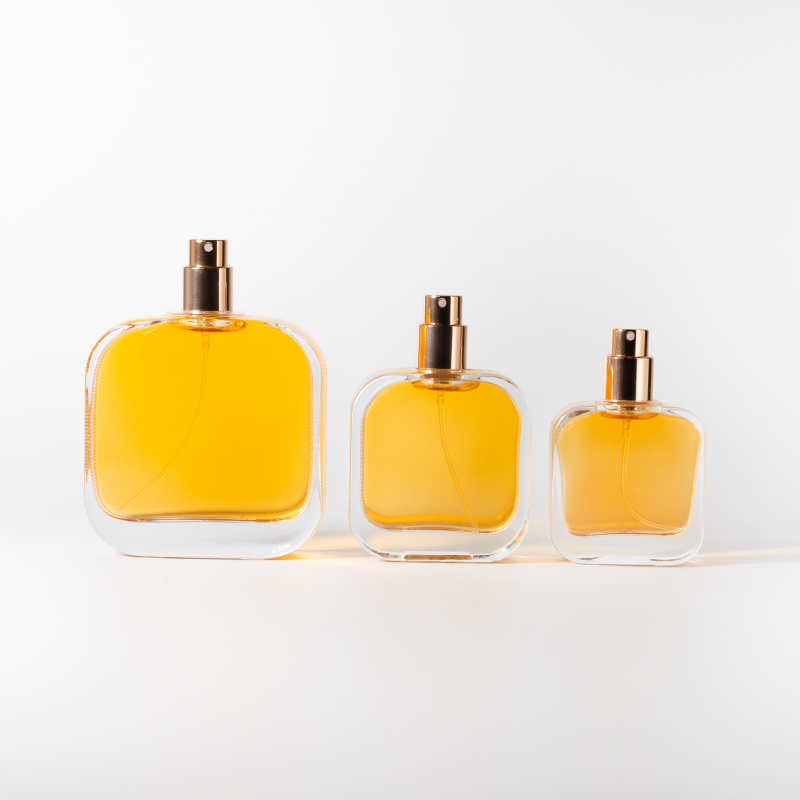 Refillable empty spray perfume bottle