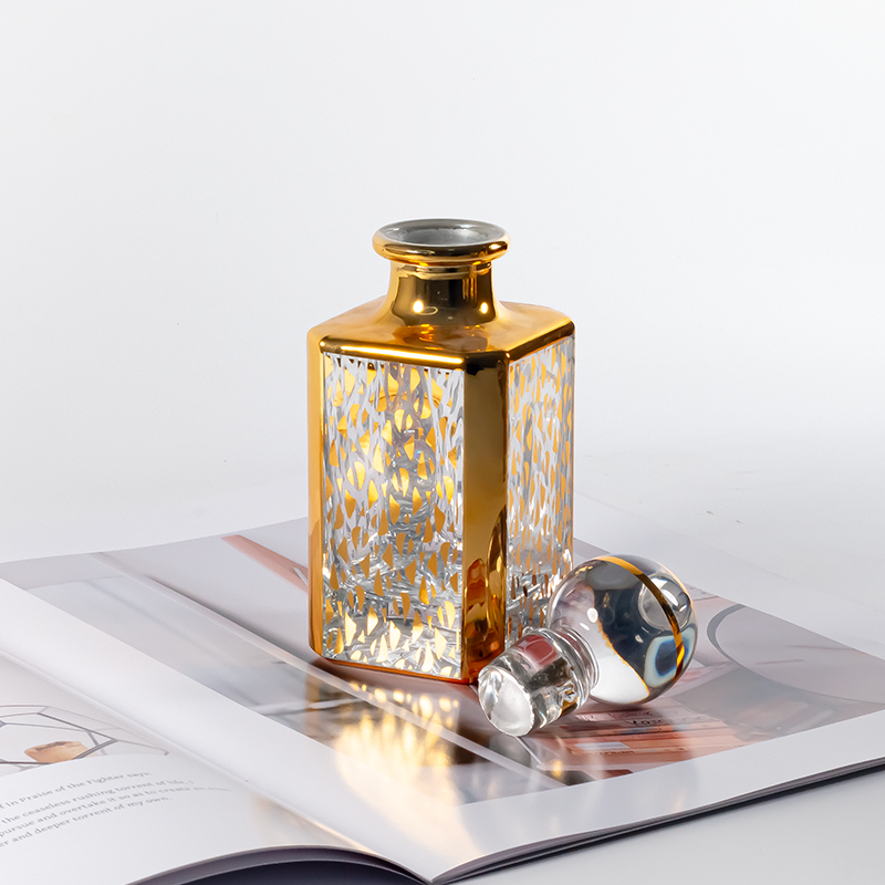 skin care glass bottle