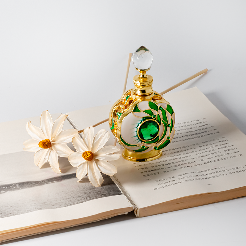 Handmade gemstone perfume bottle