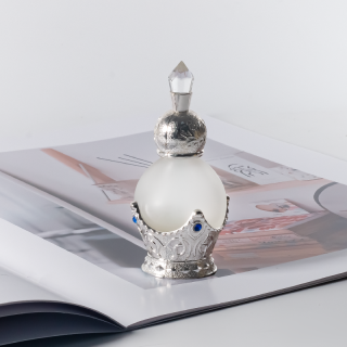 Pembungkusan Stok Timur Tengah Dubai Botol Kaca Perisa Kosong Rata 15ml 30ml dengan Penutup Skru