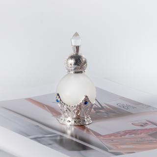 Pembungkusan Stok Timur Tengah Dubai Botol Kaca Perisa Kosong Rata 15ml 30ml dengan Penutup Skru