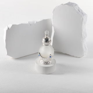 Pembungkusan Stok Timur Tengah Dubai Botol Kaca Perisa Kosong Rata 15ml 30ml dengan Penutup Skru