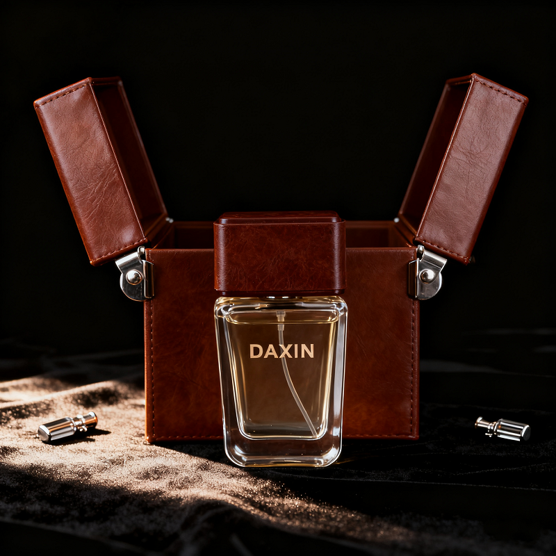 Luxury rectangle glass perfume bottle