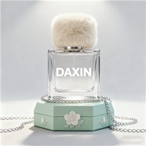 奢华可填充香水瓶 30ml 方形透明玻璃香水瓶，带按压喷头