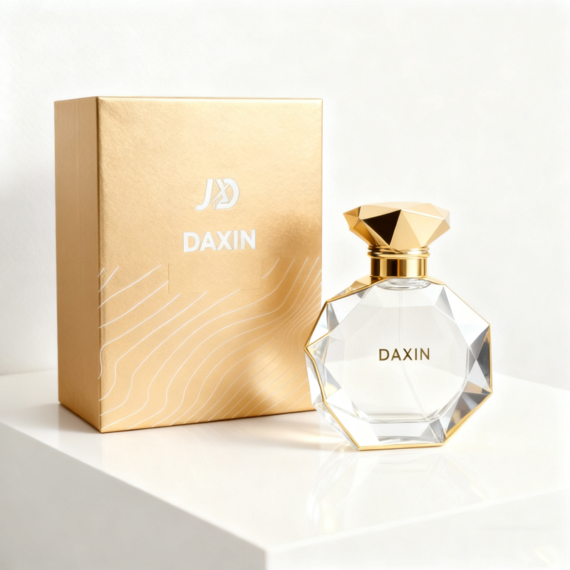 beautiful perfume transparent bottle