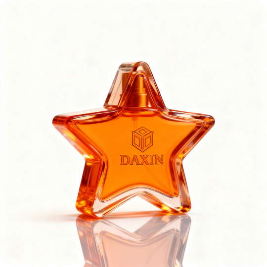 Sesuaikan Penyembur Minyak Wangi Pentacle Star Botol Kaca Berwarna-warni Botol Cologne 30ml 50ml 100ml