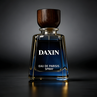 Custom Trapezoid Perfume Bottle 30/50/100ml Perfume Spray Glass Bottles with Wooden Lid Customized Box