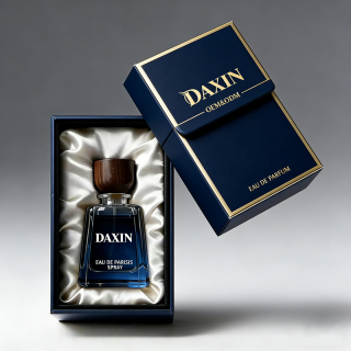 Custom Trapezoid Perfume Bottle 30/50/100ml Perfume Spray Glass Bottles with Wooden Lid Customized Box