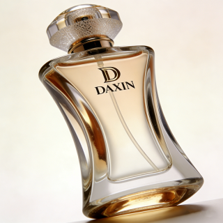 Custom Cinched Waist Design Luxury Glass 50ml 100ml Perfume Bottle with Princess Crown Cap