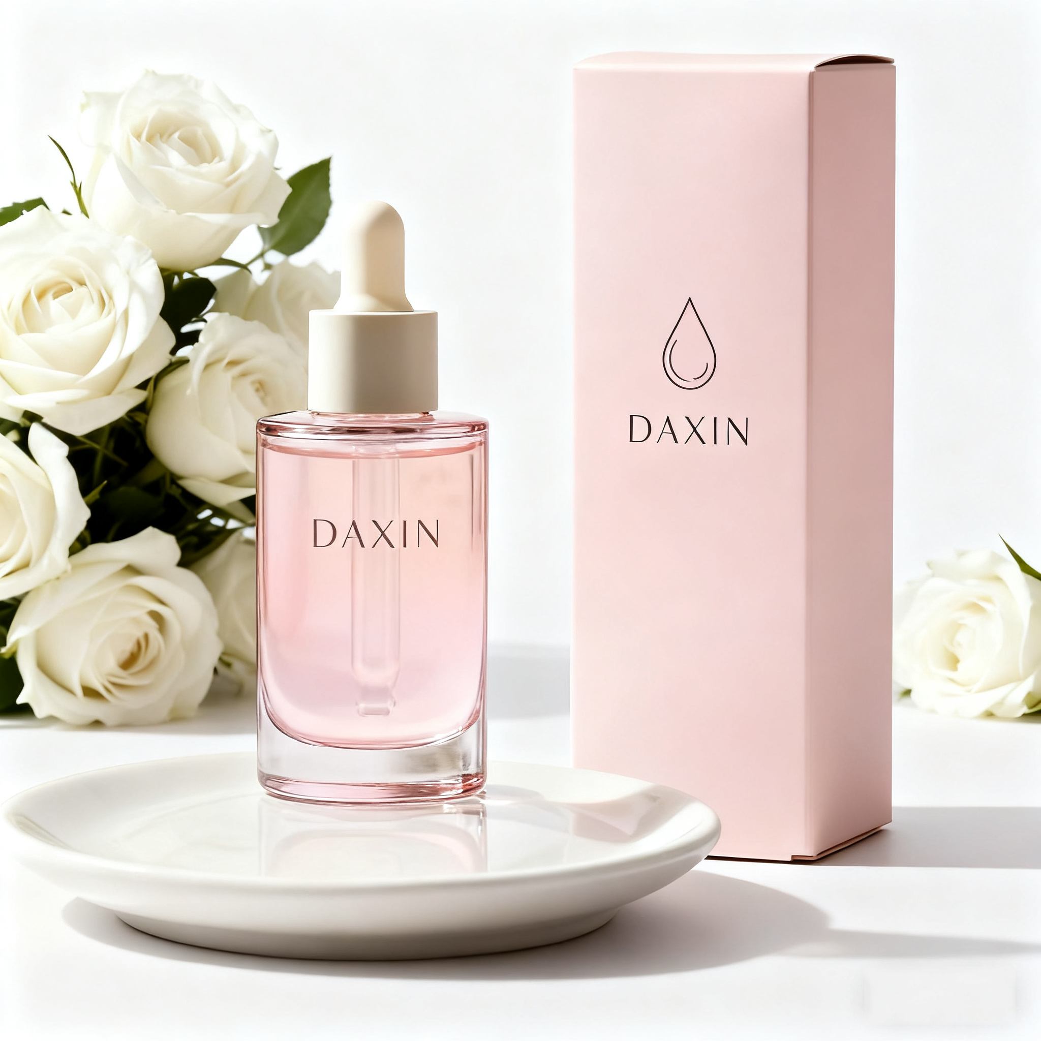 Sophisticated Essential Oil Bottle with Metallic Accents