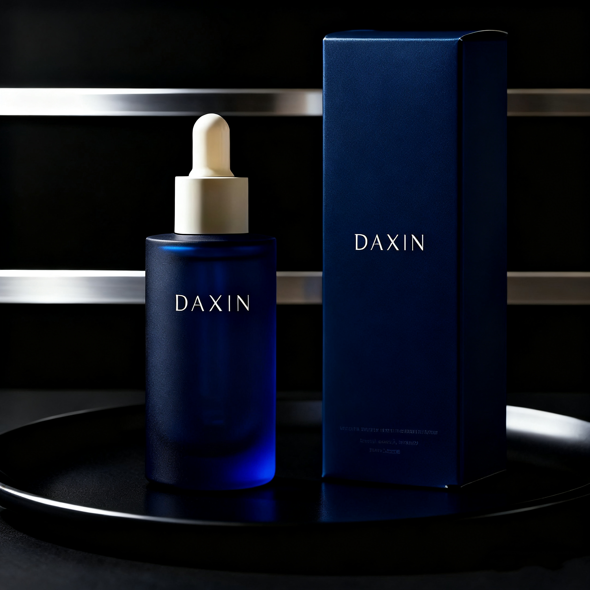 Sophisticated Essential Oil Bottle with Metallic Accents