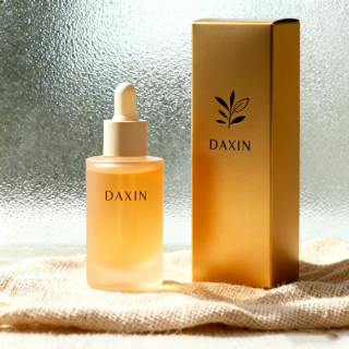 Frost Hair Oil Body Glass Bottle 30ml 1oz Empty Glass Oil Dropper Bottle with Custom Packaging Box