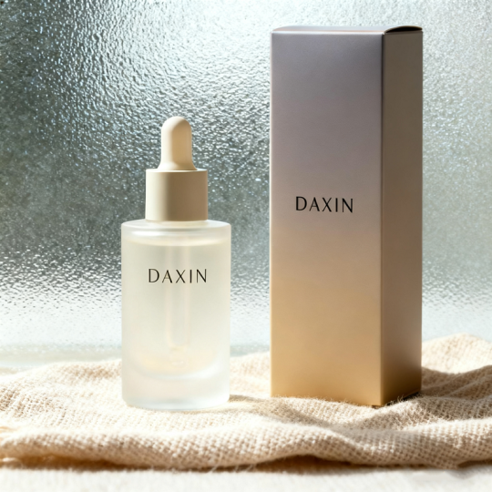 Botol Kaca Kosong untuk Minyak Rambut dan Tubuh Frost 30ml 1oz dengan Kotak Kemasan Khusus