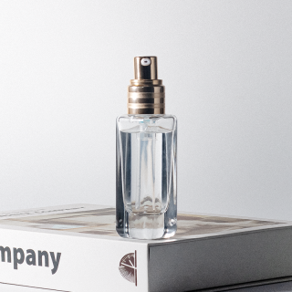 투명한 30ml/100ml 화장품용 두꺼운 바닥 유리병 (스포이드 포함) - 에센셜 오일용