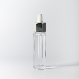 스킨케어 30ml 육각형 유리 스포이드 병 에센스 오리지널 리퀴드 육각형 화장품 용기