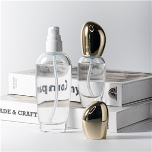 Прозрачная плоская баночка для косметического крема для лица с индивидуальным логотипом, 40 мл, сыворотки для волос и масла, 100 мл, пустая, с помпой и каменной крышкой.