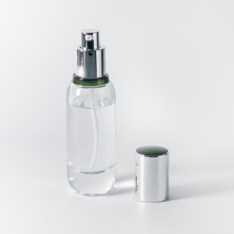 Cosmetics Oil Glass Pump Bottle
