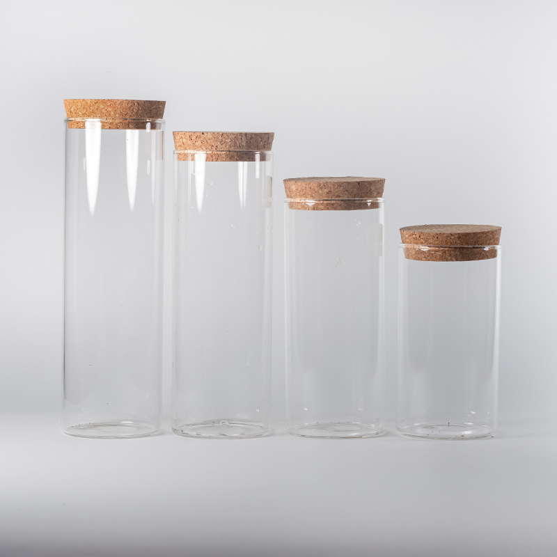 glass jar bamboo lid