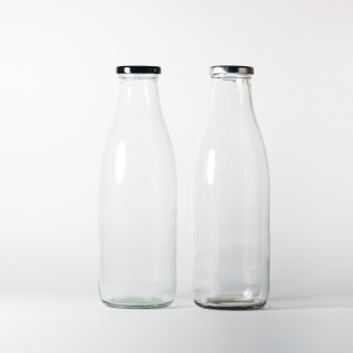 Высококачественные стеклянные бутылки для напитков объемом 200 мл, 250 мл, 500 мл и 1 литр (оптовая продажа пустых бутылок из-под молока и сока).