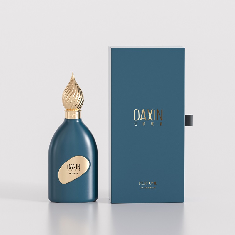 frosted glass perfume bottle