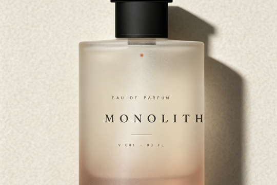 MONOLITH design perfume bottle