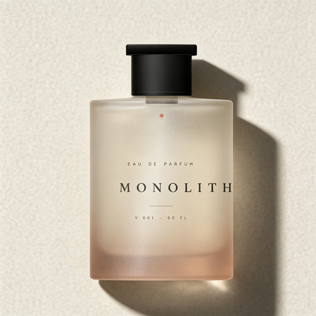 MONOLITH design perfume bottle