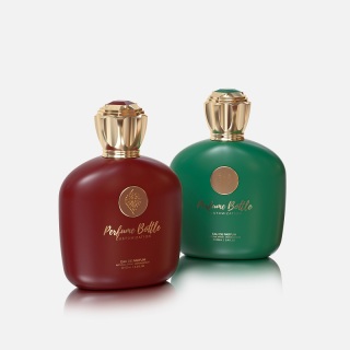 Botol Minyak Wangi Wanita Mewah Kosong Reka Bentuk Unik 30ml 50ml 100ml Botol Semburan Kaca Minyak Wangi